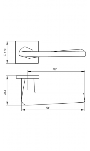 Ручка TORSO Итальянский тисненый